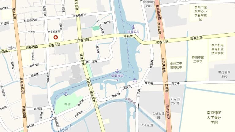 凤城河风景区与望海楼 地图预览