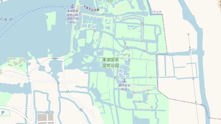 溱湖国家湿地公园 地图预览